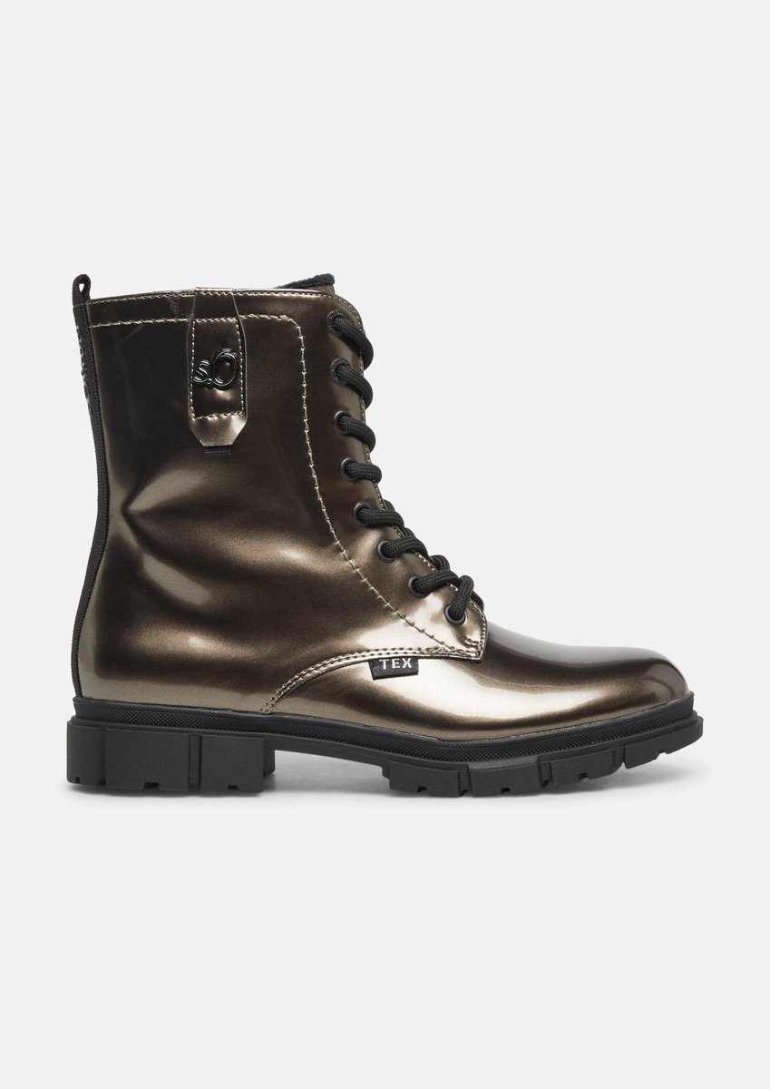 Schnürstiefeletten Lederlook für Kinder s.Oliver
