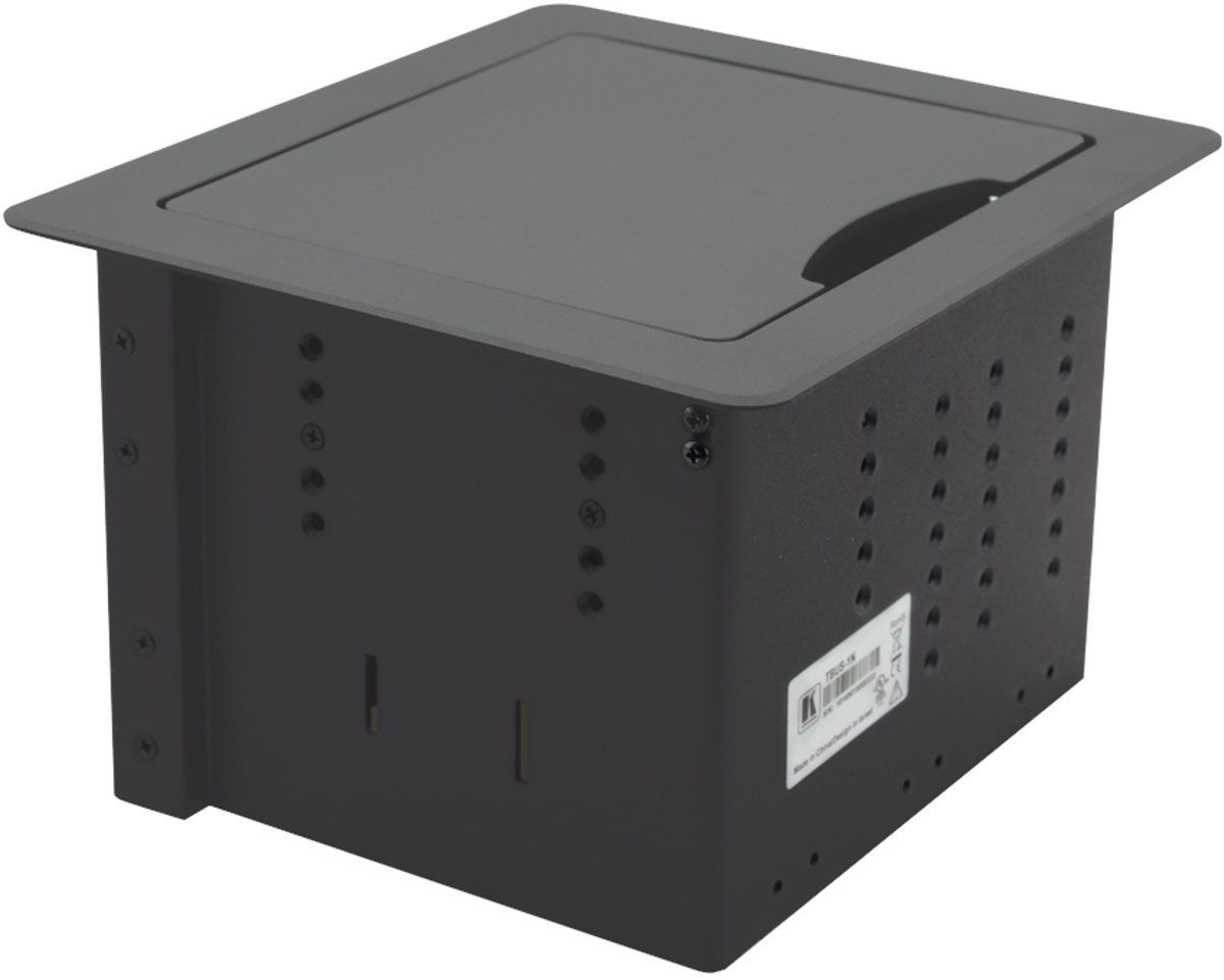 Kramer Electronics TBUS-1N(B) cable organizer Desk Cable box Black 1 p