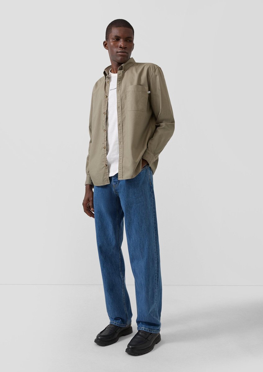 Jeans Wide Leg Schnitt weit Mittlere Taille Weite Beine s.Oliver
