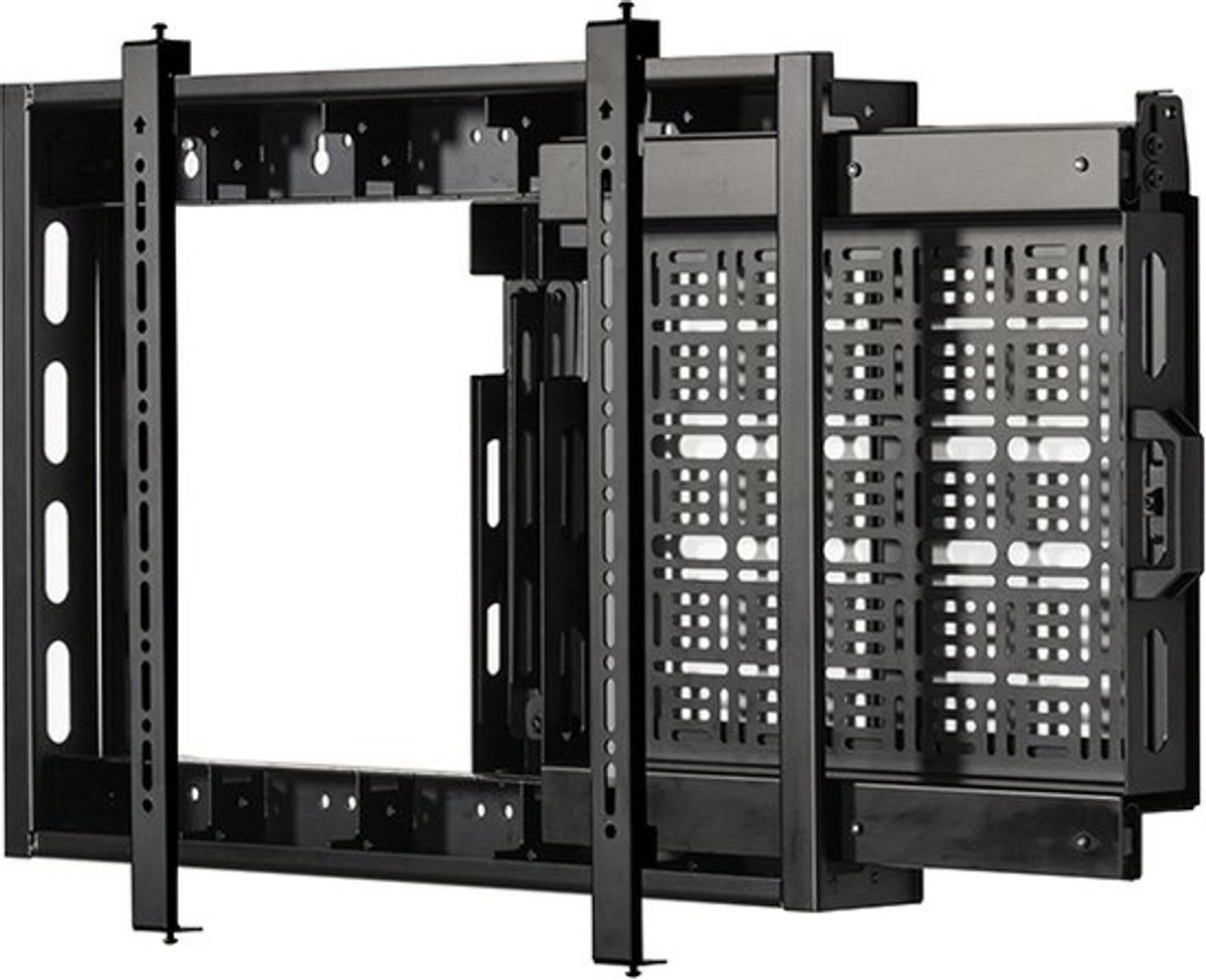 B-Tech Flat Screen Wall Mount with Slide-Out AV Storage Tray (VESA 600