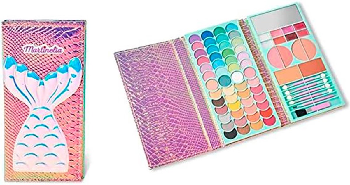 Make-up-Palette im großen Koffer Let's be mermaids, Martinelia