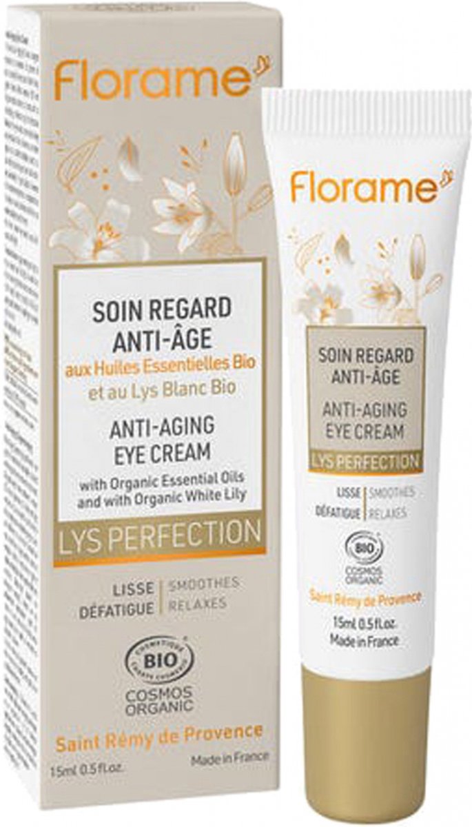 Florame Lys Perfection Bio-Anti-Aging-Augencreme 15 ml