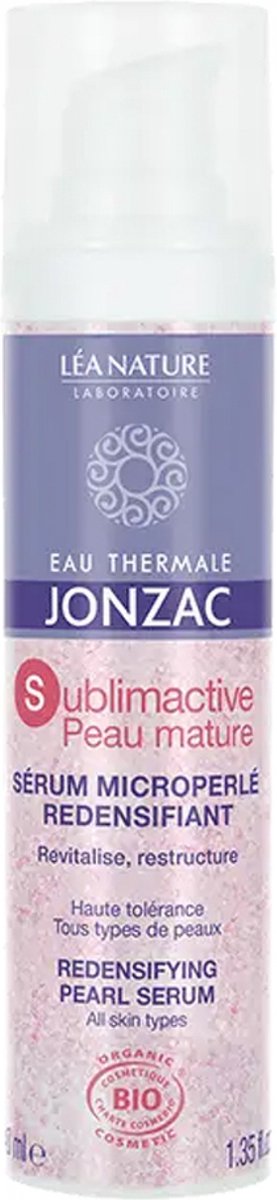 Jonzac Sublimactive Thermalwasser für reife Haut: Bio-Serum mit verdichtenden Mikroperlen, 40 ml