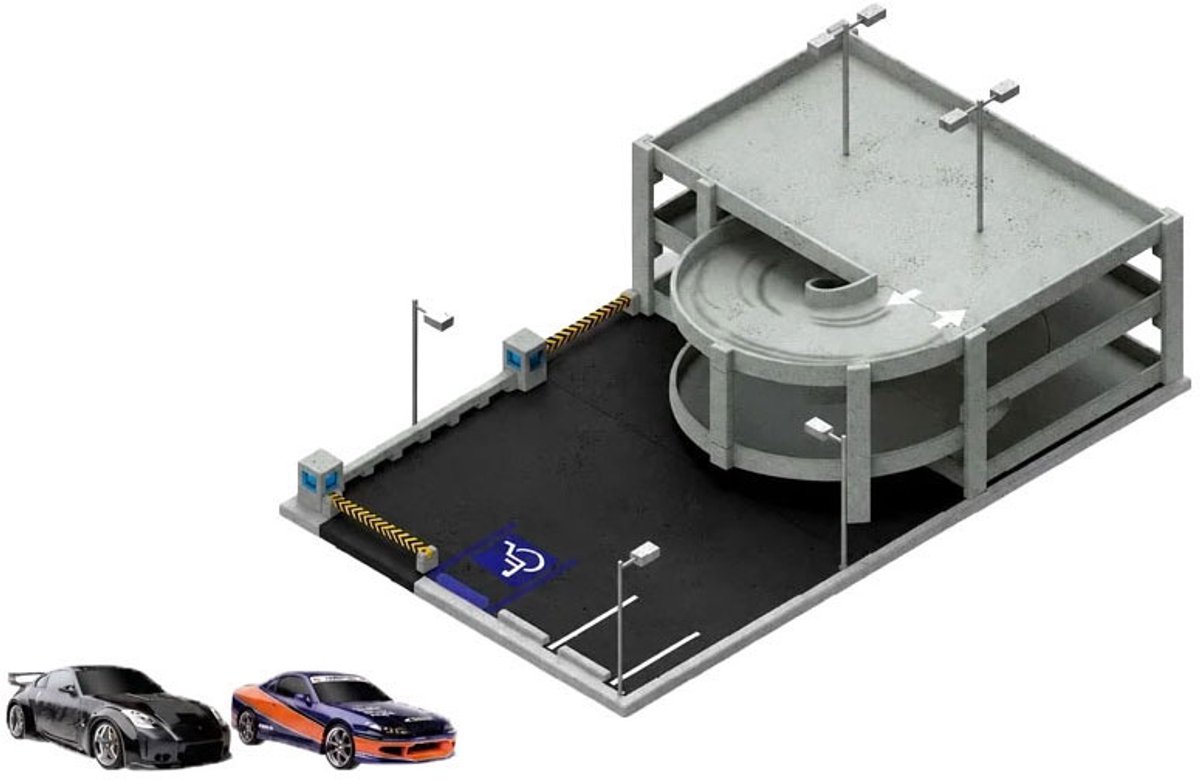 Tokyo Drift Garage Fast & Furious Diorama-Set Jada Toys