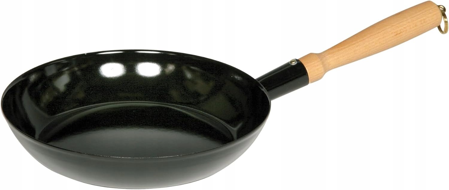 Riess Classic Schwarzemaille Holzknechtpfanne 24 cm - Emaille