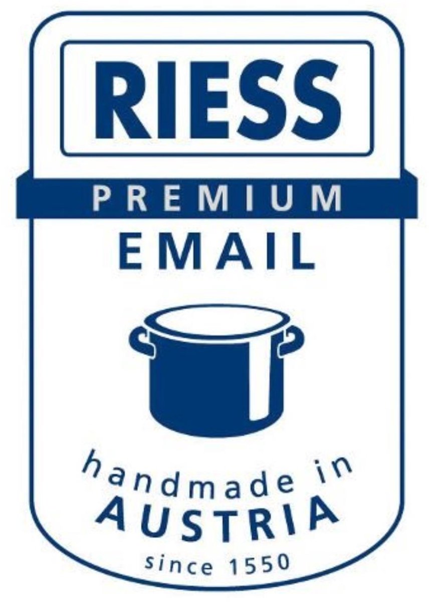 Riess Classic Schwarzemaille Schlemmerpfanne 24 cm - Emaille