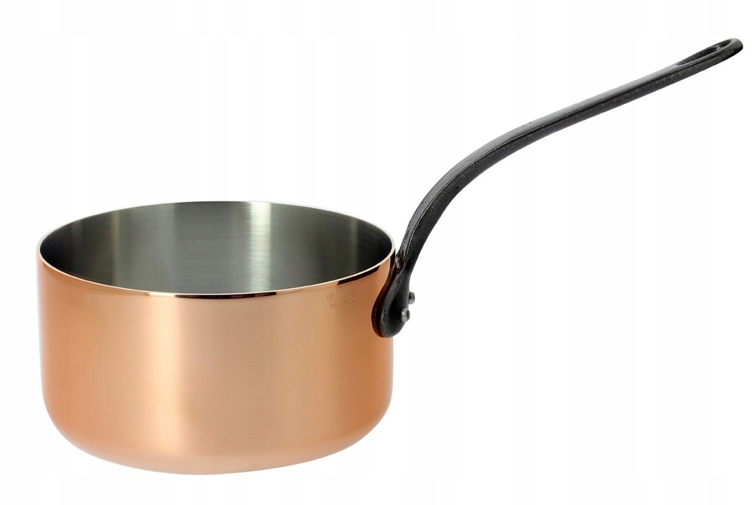 de Buyer Inocuivre Stielkasserolle 20 cm / 3,3 L - Kupfer mit Gusseisengriff