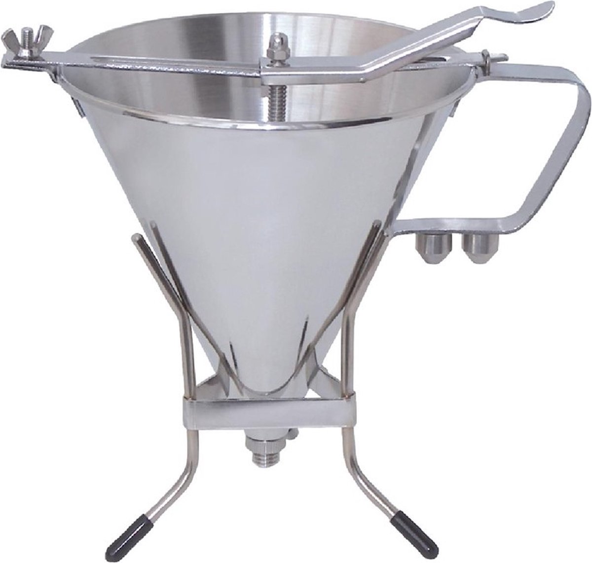 de Buyer KWIK PRO Fondanttrichter 1,5 L mit Standfuß - Edelstahl