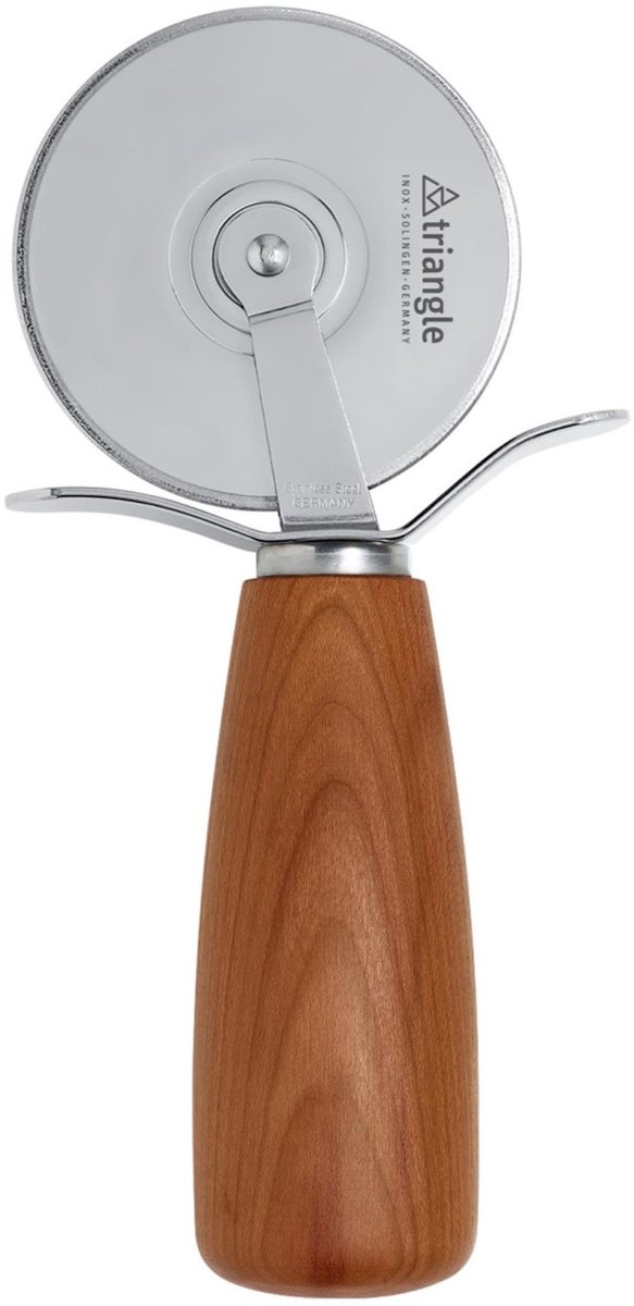 triangle Soul Pizzaschneider 7 cm - Edelstahl - Griff Kirschbaum
