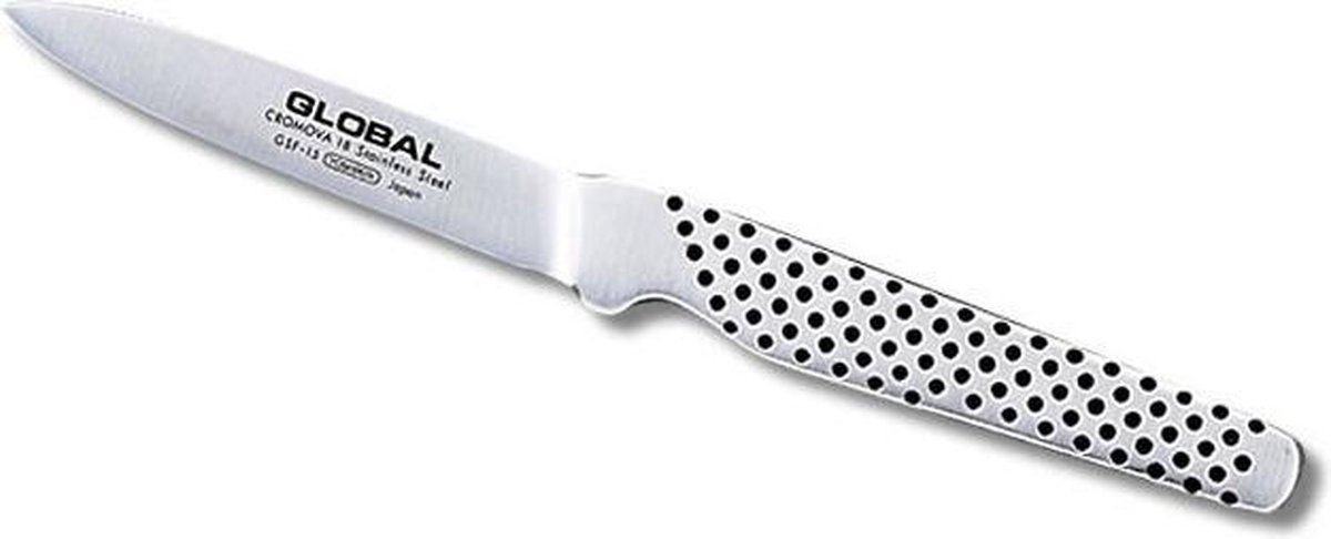 Global GSF-15 Schälmesser 8 cm - Cromova 18 Stahl