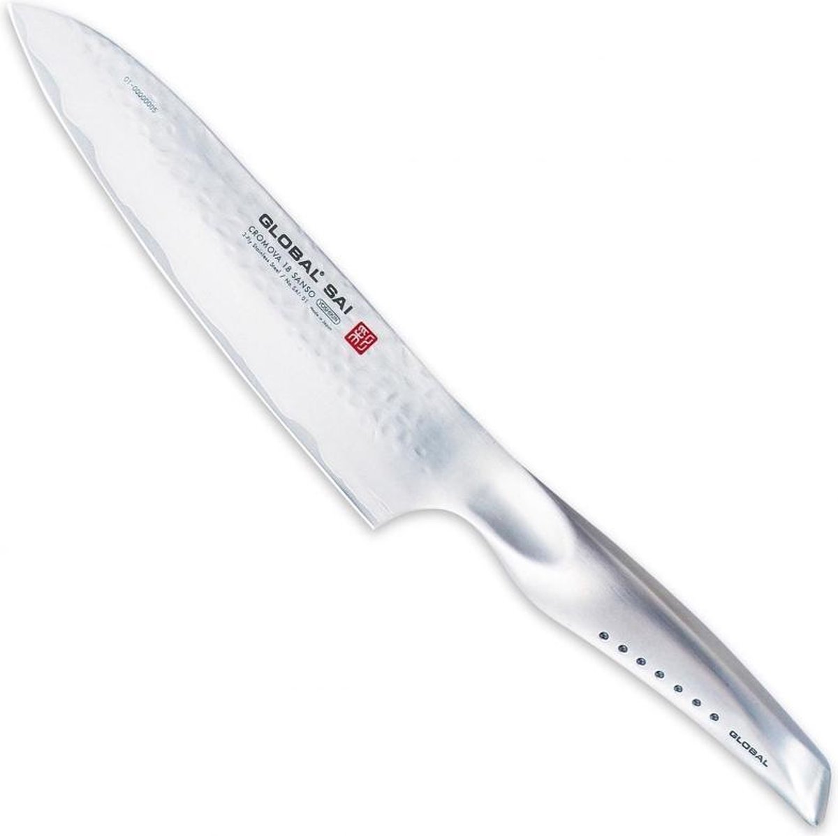 Global SAI-01 Kochmesser 19 cm - Cromova 18 Sanso Stahl