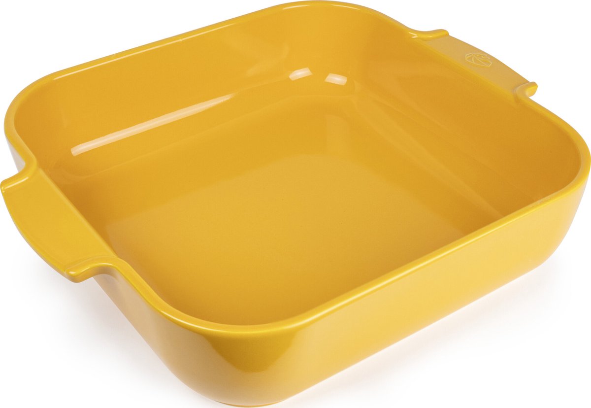 Peugeot Appolia Auflaufform quadratisch 36 cm safrangelb - Keramik