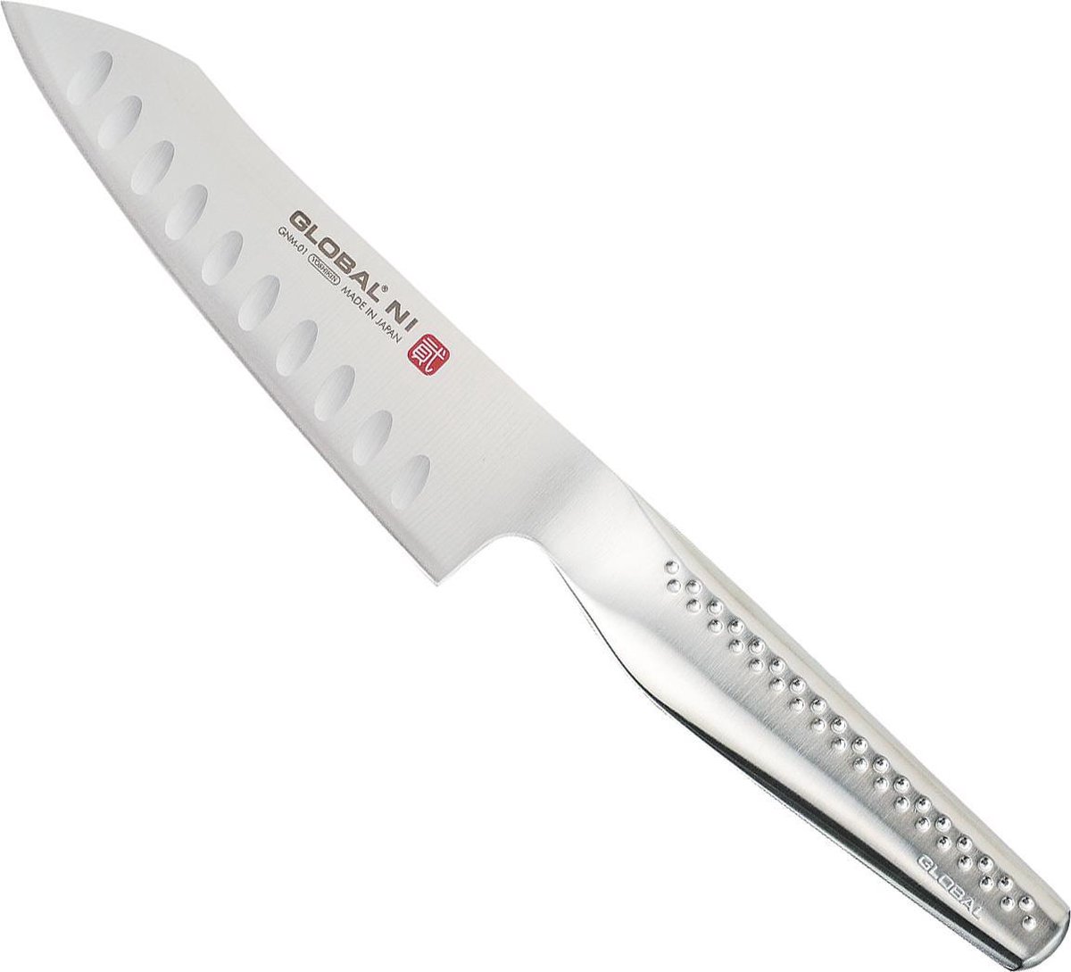 Global NI Gemüsemesser 14 cm mit Kullen - Cromova 18 Stahl