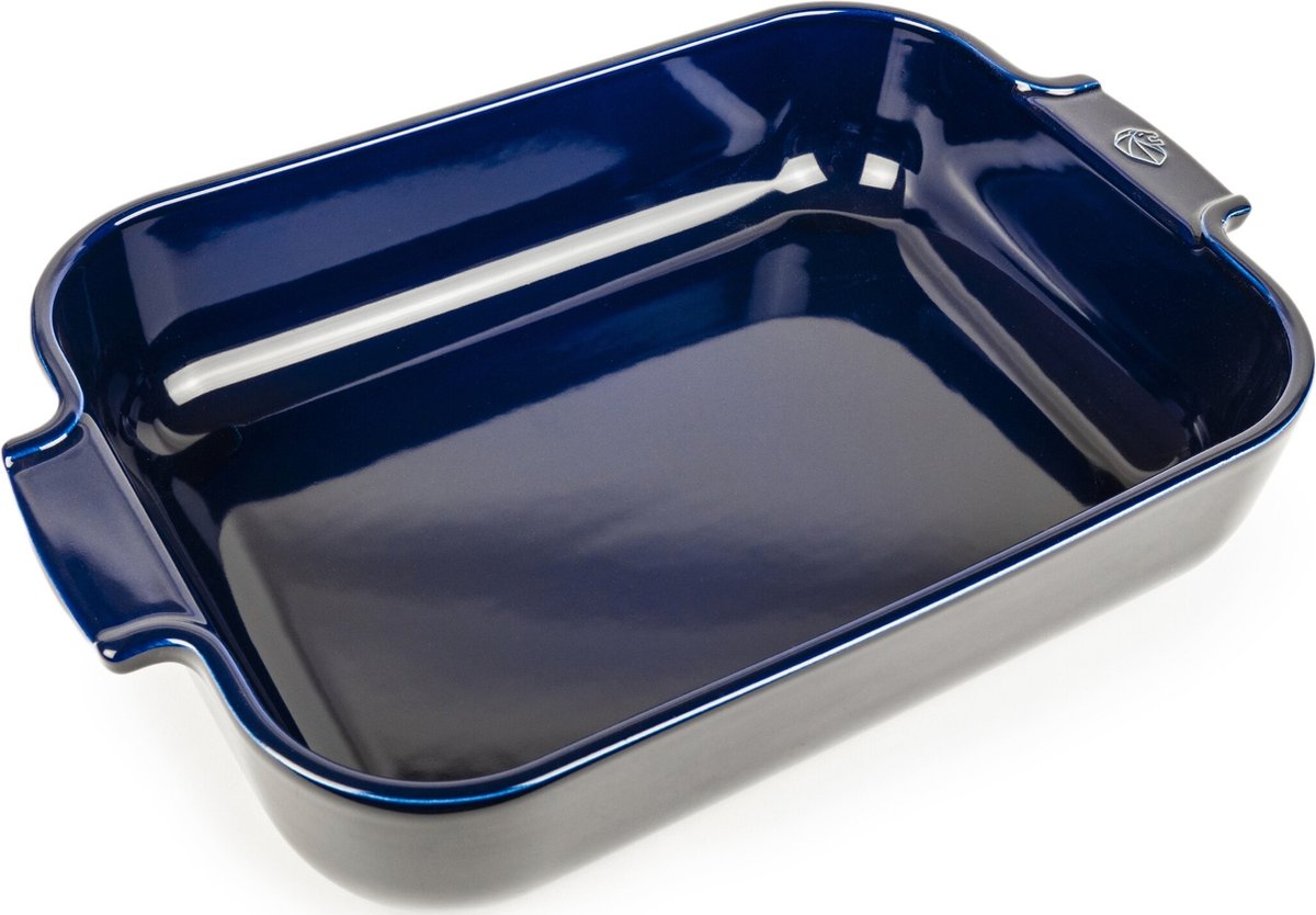 Peugeot Appolia Auflaufform rechteckig 36 cm blau - Keramik