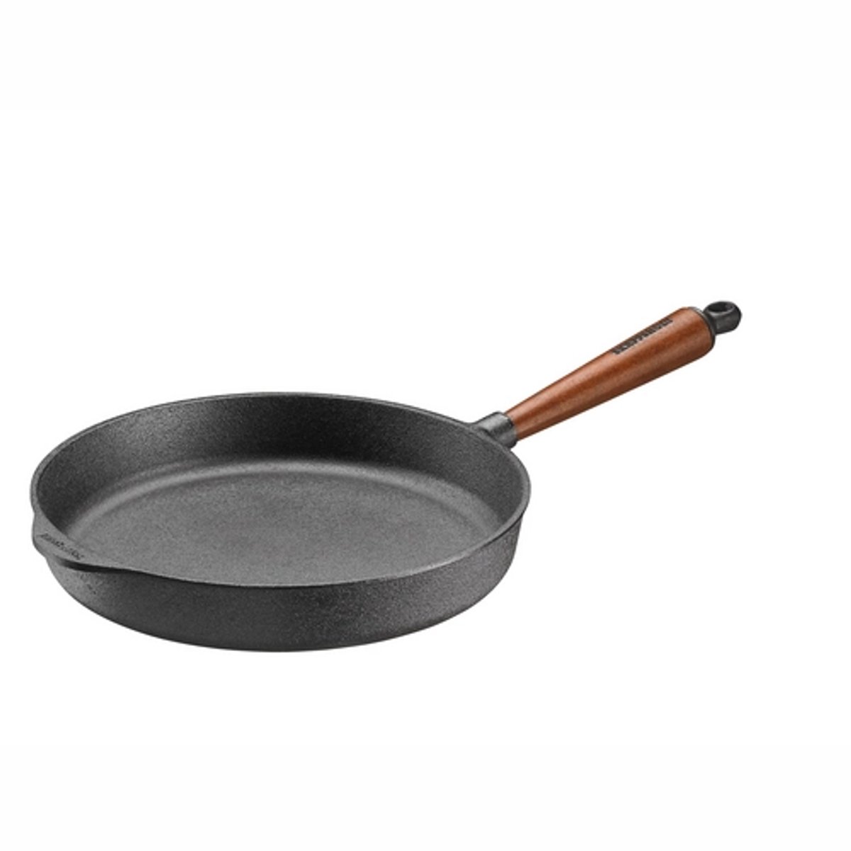 Skeppshult Traditional Servierpfanne 28 cm - Gusseisen mit Buchenholzgriff
