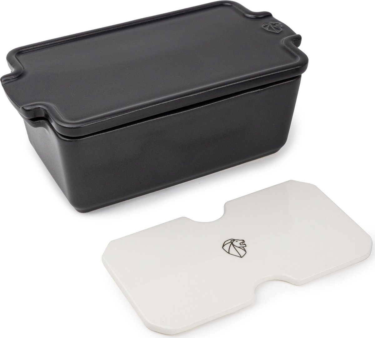 Peugeot Appolia Terrine mit Pressfunktion 20 cm schiefergrau - Keramik