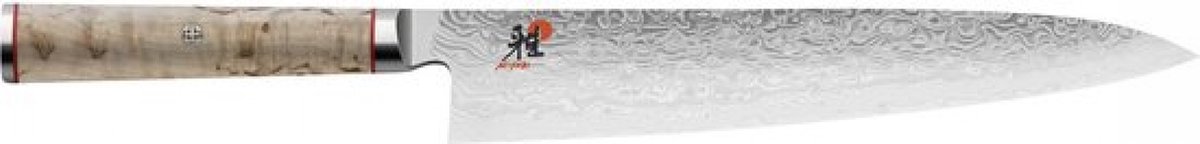 Miyabi 5000 MCD Gyutoh 24 cm - Griff aus Masur-Birke in traditioneller D-Form - MC63 - Braun