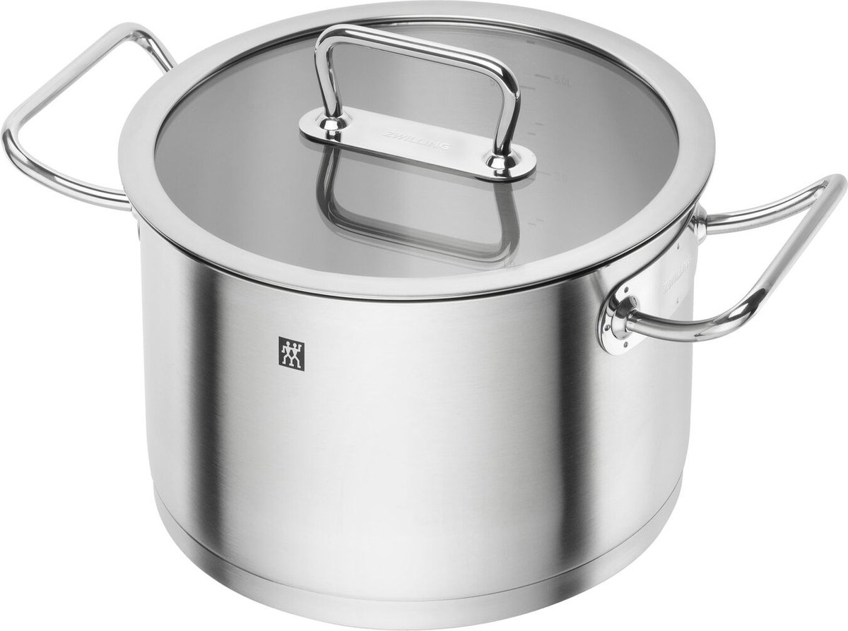 Zwilling Pro Kochgeschirr Kochtopfset 5-tlg. 18/10 Edelstahl
