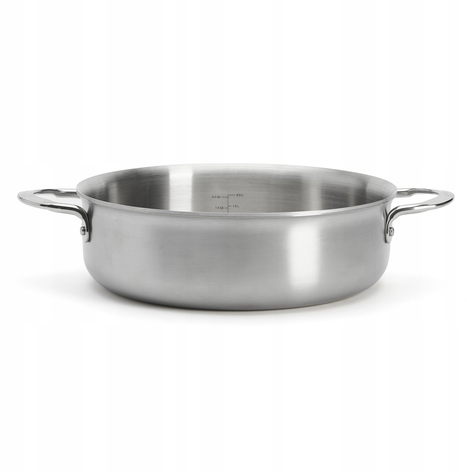 de Buyer Alchimy Bratentopf nieder 24 cm / 2,3 L - Edelstahl-Mehrschichtmaterial