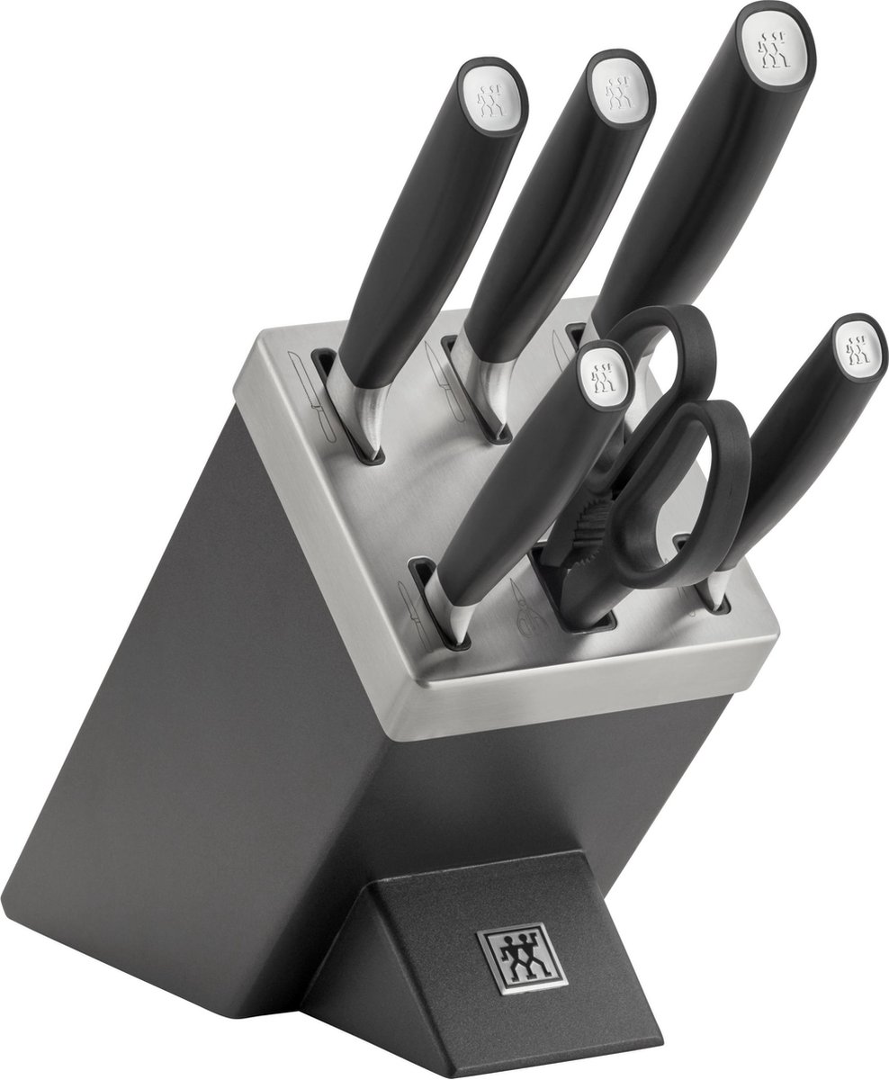 Zwilling All*Star Messerblockset 7-tlg. Anthrazit - Holz