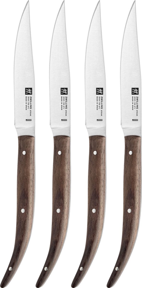 Zwilling Steak Sets Steakmesserset 4-tlg. Braun - Holz