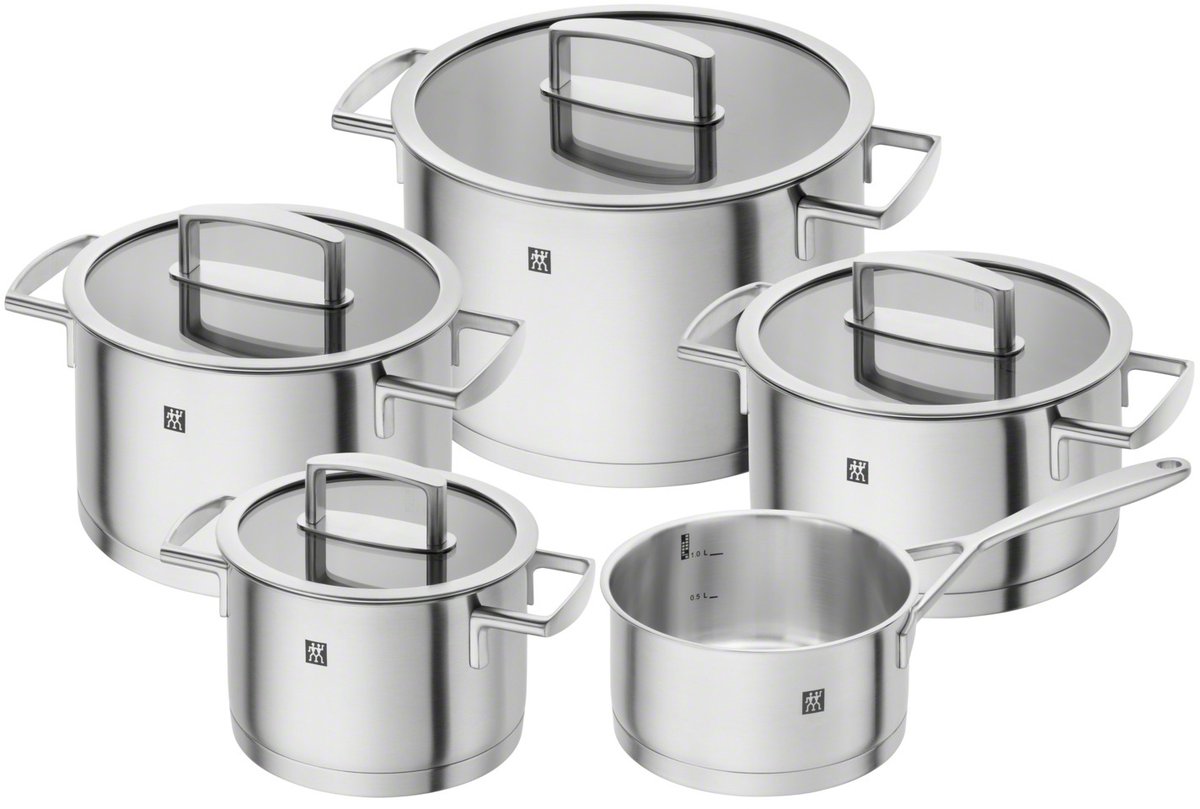 Zwilling Vitality Kochtopfset 5-tlg. 18/10 Edelstahl