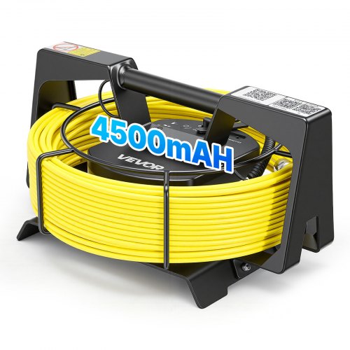 VEVOR 2026 Upgraded Sewer Camera with WiFi, 20m Drain Pipeline Camera, IP68 Snake Plumbing Cameras with Light- 12 LEDS, Wireless WiFi Connectivity to Phone/Tablet for Sewer Duct Pipe Inspection