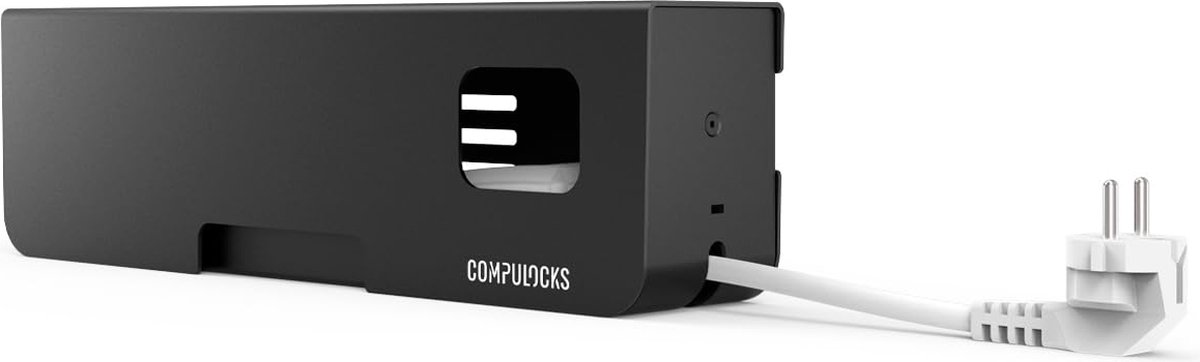 Compulocks Security Power Strip EU 5 plugs Black - Power distribution