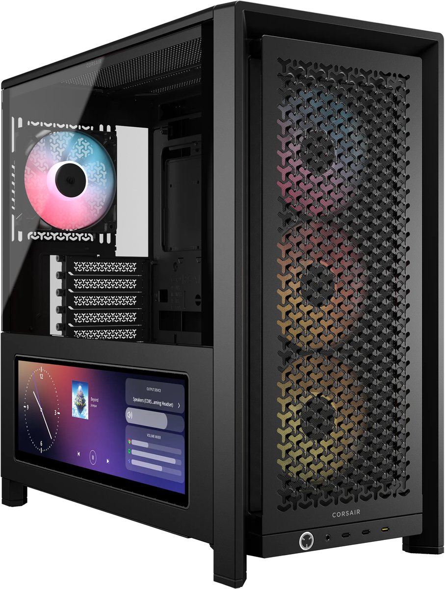 Corsair FRAME 4000D LCD RS ARGB Midi Tower Black