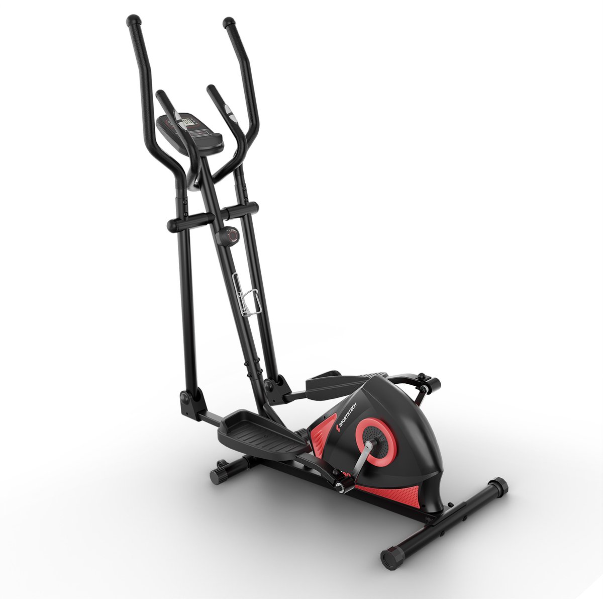 Sportstech Crosstrainer CX608, 8 Widerstandsstufen, LCD‑Display, App‑kompatibel, bis 120 kg, Ganzkörpertraining