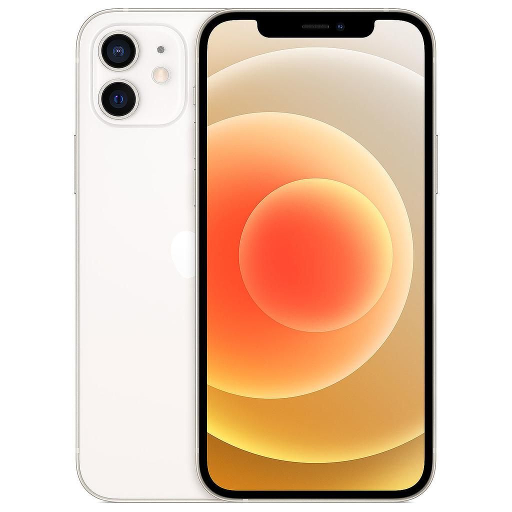 Apple iPhone 12 - blanc - 256 Go - Carte SIM physique + eSIM
