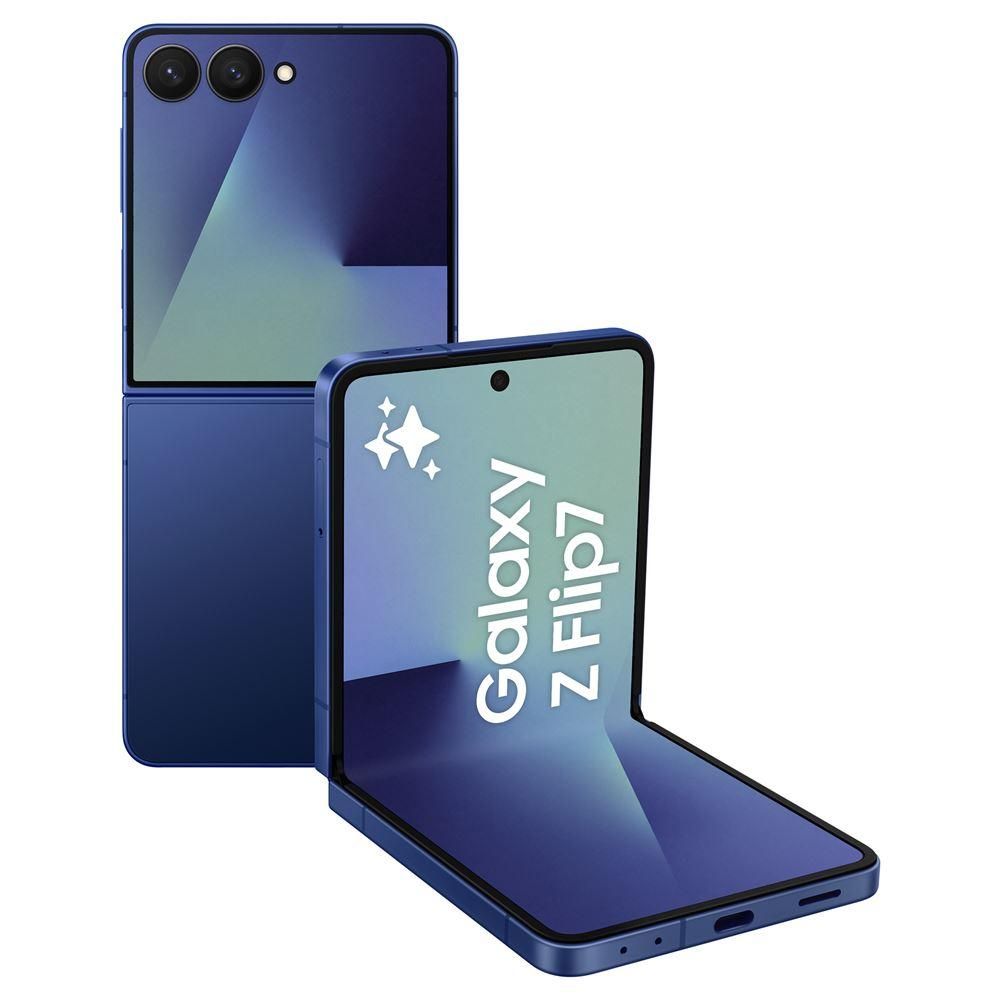 Samsung Galaxy Z Flip7 - bleu - 256 GB - Carte SIM physique + eSIM
