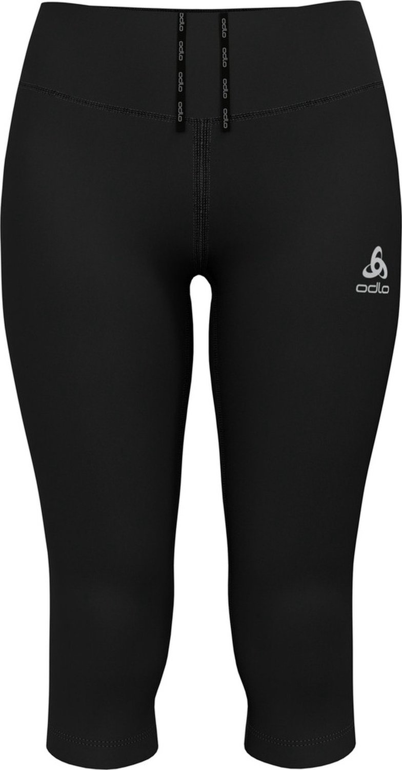 Odlo Essential 3/4 Lauftights für Damen - Training, Running - schwarz, S