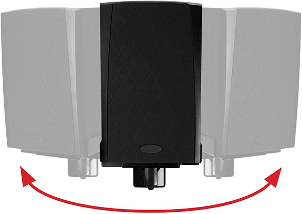 B-Tech VENTRY - Side Clamping Loudspeaker Wall Mounts with Tilt &