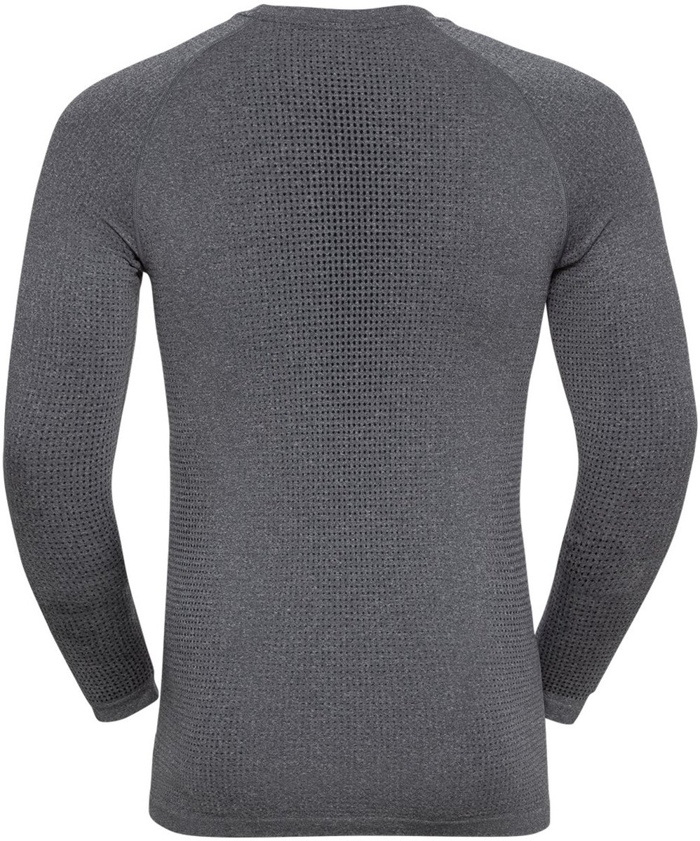 Odlo Performance Warm Base Layer Shirt für Herren - Skilanglauf, Ski & Snow - grau, XL