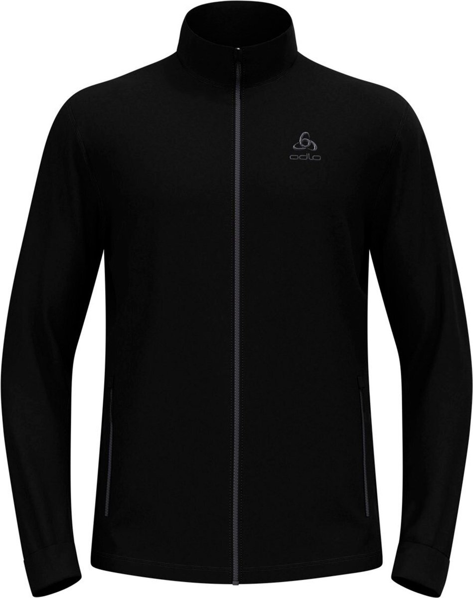 Odlo Berra Mid Layer Full-Zip für Herren - Wandern, Ski & Snow - schwarz, XXL