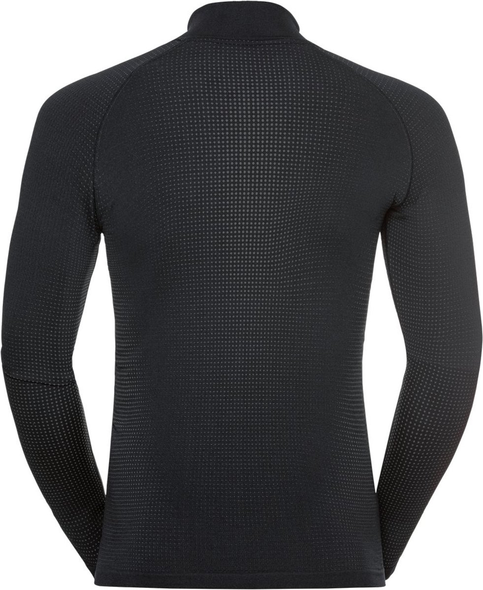 Odlo Performance Warm Base Layer Half-Zip für Herren - Skilanglauf, Ski & Snow - schwarz, M