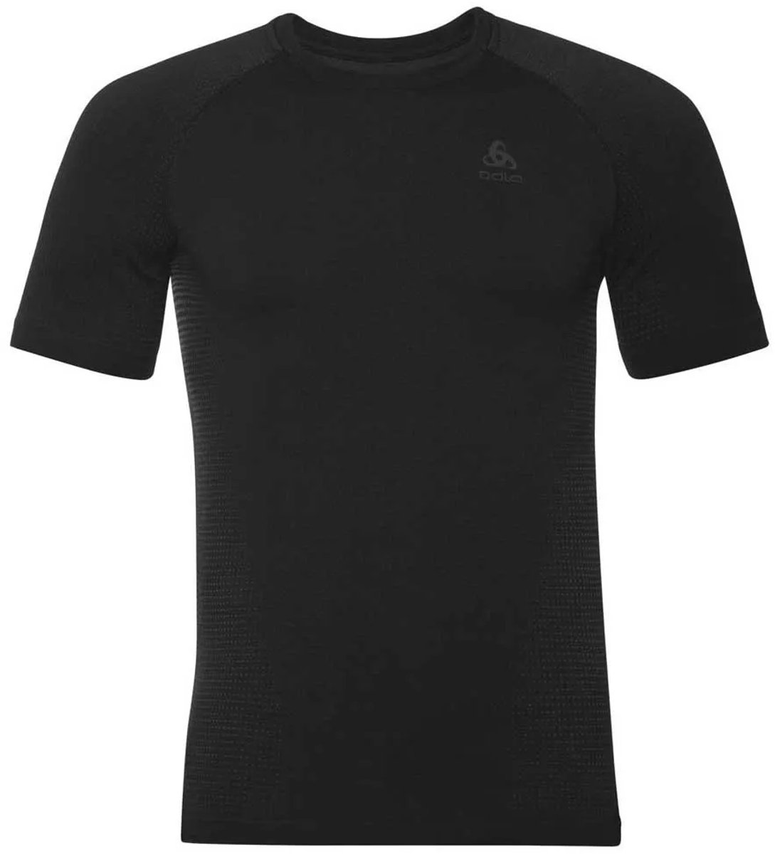 Odlo Performance Warm Base Layer T-Shirt für Herren - Skilanglauf, Ski & Snow - schwarz, L