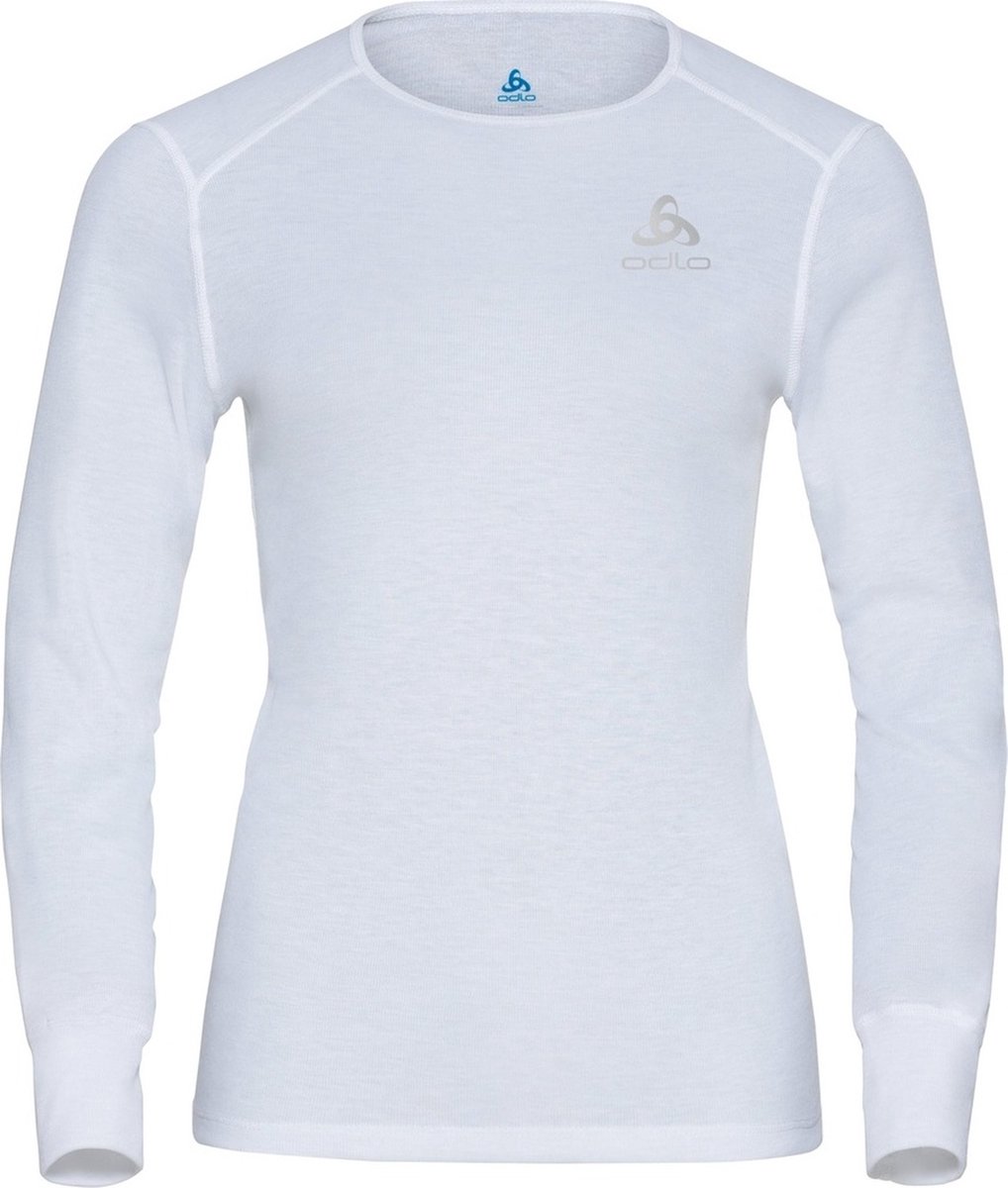 Odlo Active Warm Base Layer Shirt für Damen - Wandern, Ski & Snow - weiss, M