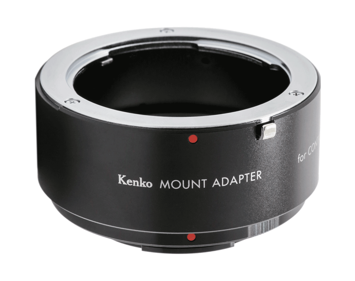 Kenko Mount Adapter - Contax / Yashica - Fujifilm X Camera - enfoque manual