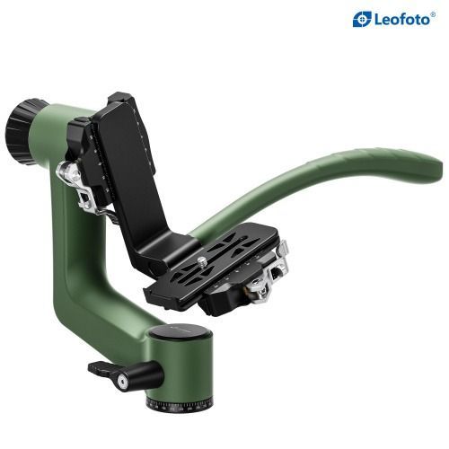 Leofoto PG-3SL - Gimbal de carbono - Hoog draagvermogen 20 kg - Verde