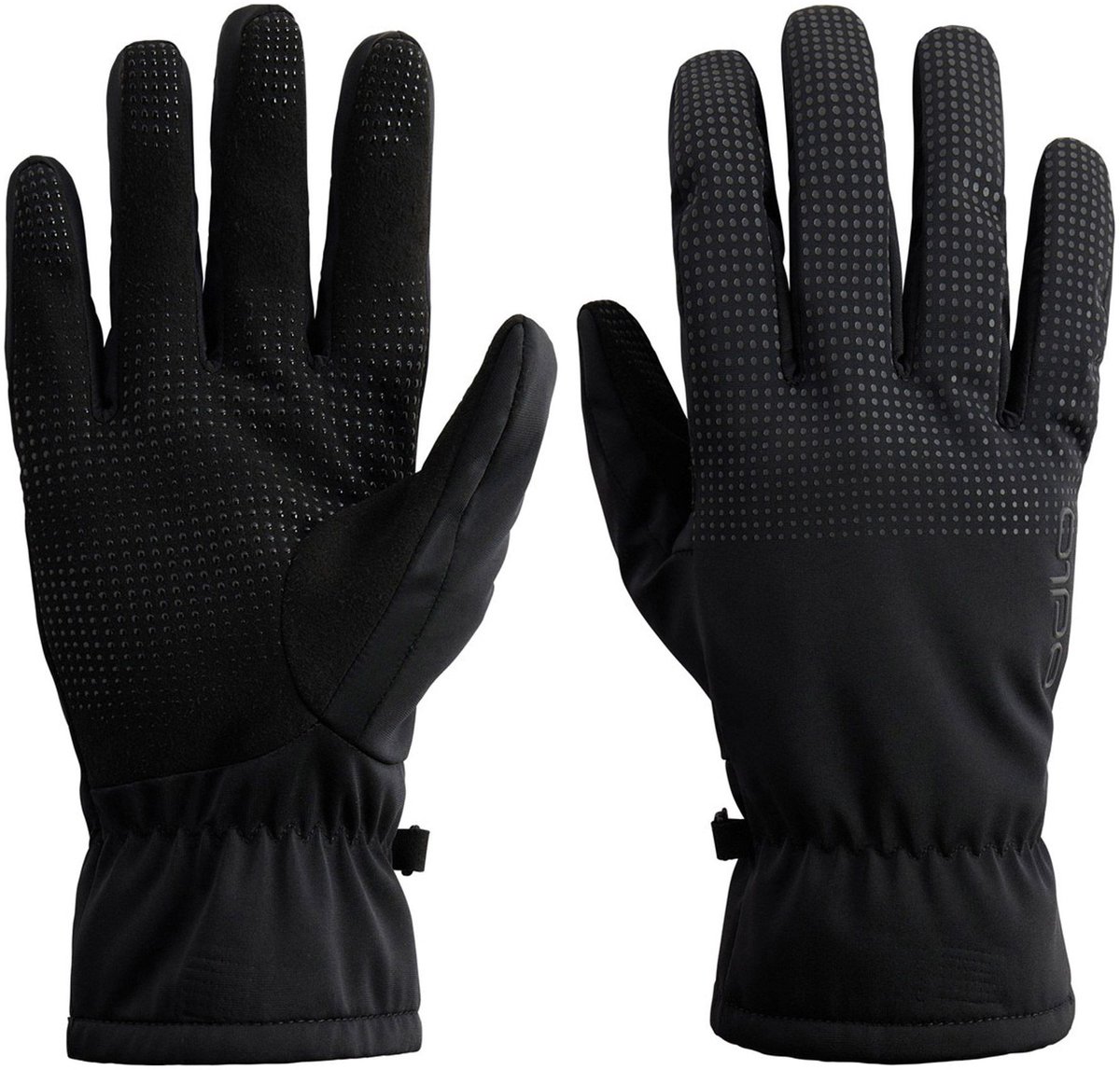 Odlo Multisport Waterproof Handschuhe - Trail Running, Skilanglauf - schwarz, XL
