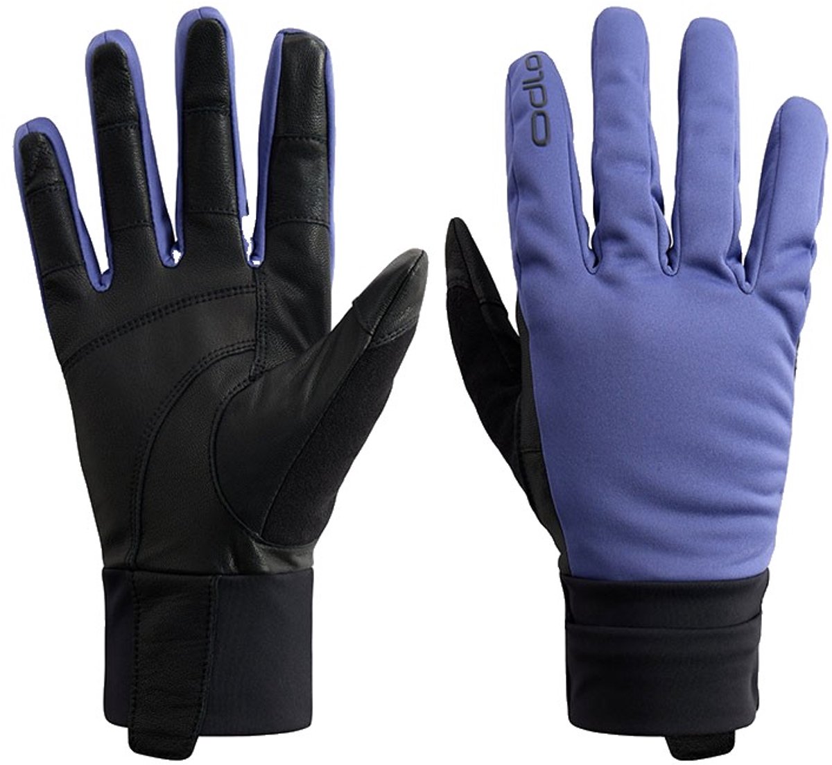 Odlo Multisport Warm Handschuhe - Trail Running, Skilanglauf - lila, S
