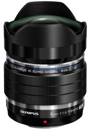 Olympus M.Zuiko Digital ED 8mm f/1.8 Fisheye Pro - Prime lens - A prueba de polvo y salpicaduras