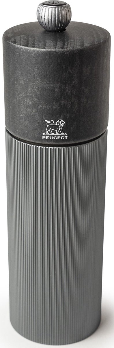Peugeot Line Pfeffermühle 18 cm Buchenholz carbon - Stahlmahlwerk