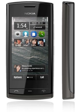 Nokia 500 - Smartphone - 3,2" LCD - 2GB opslag - Negro
