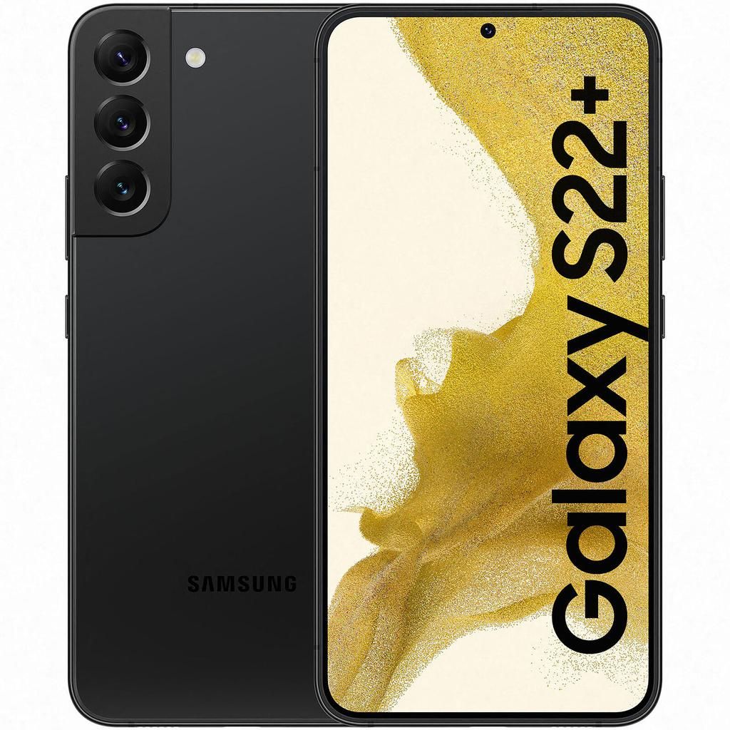 Samsung Galaxy S22+ 5G - negro - 256 GB - Tarjeta SIM física dual + eSIM