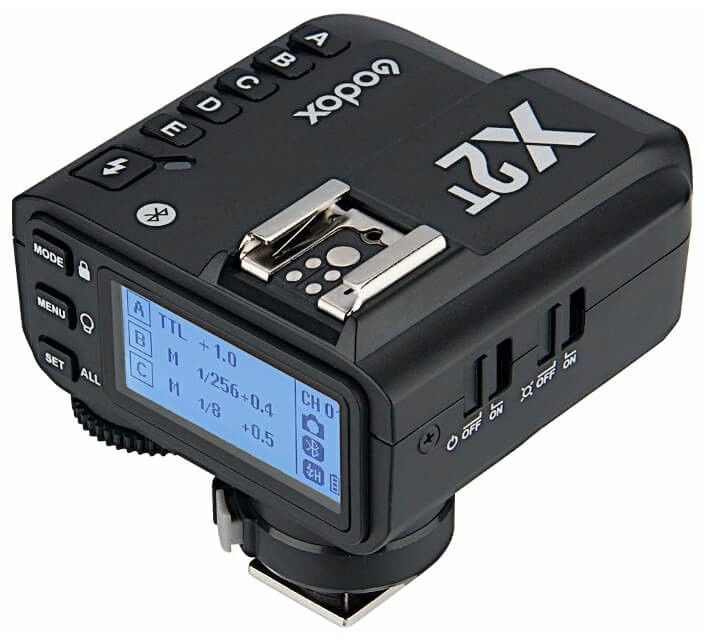 Godox X2T-F - Trasmettitore wireless - Supporto i-TTL - 5 gruppi - 32 canali