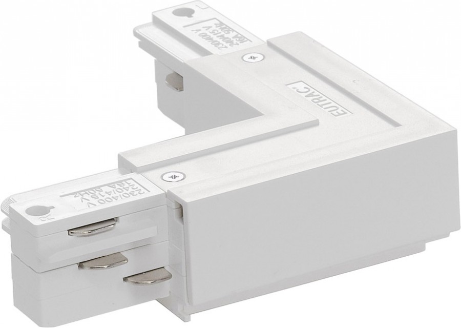 Eutrac 3 Phasen L-Verbinder, Datenbus, außen, weiß