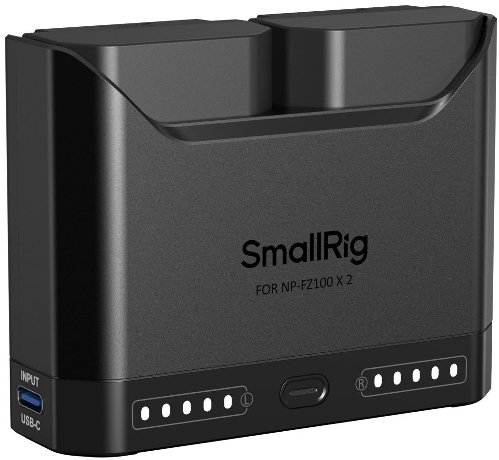 SmallRig 5483 - Turbo Charging Kit NP-FZ100 - 2 accu's 1940mAh - Zwart